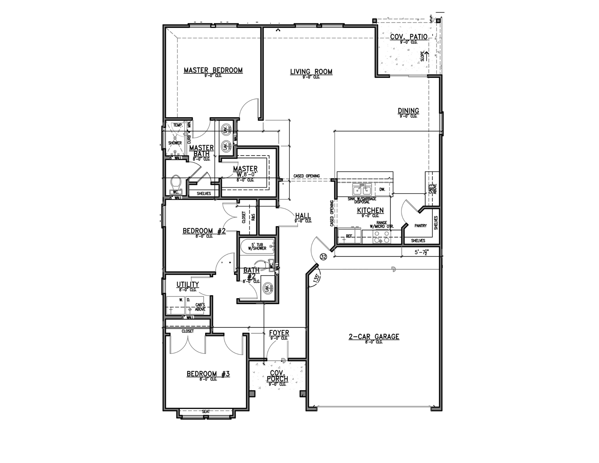 Sonoma floor plan drawing
