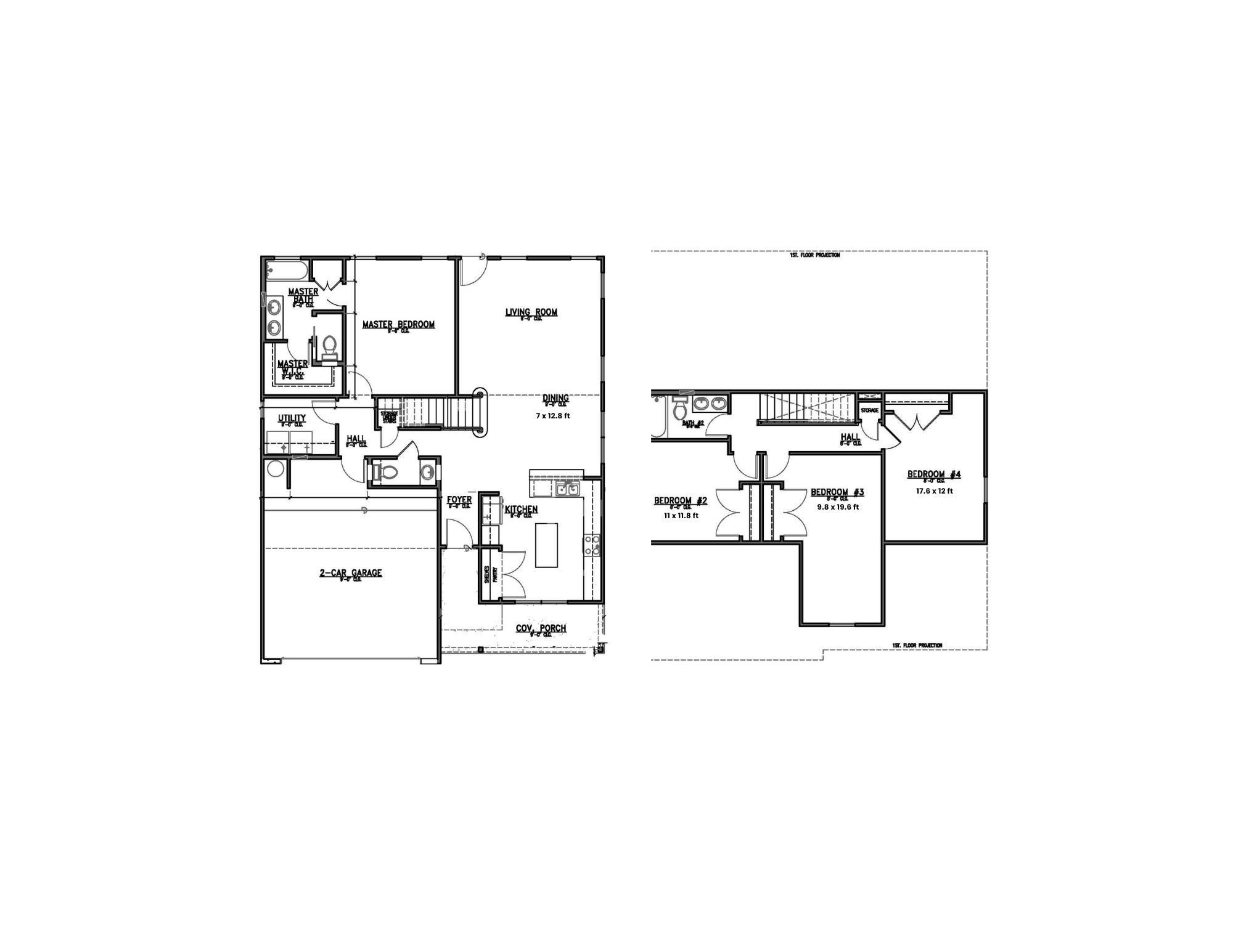 Haven floor plan drawing