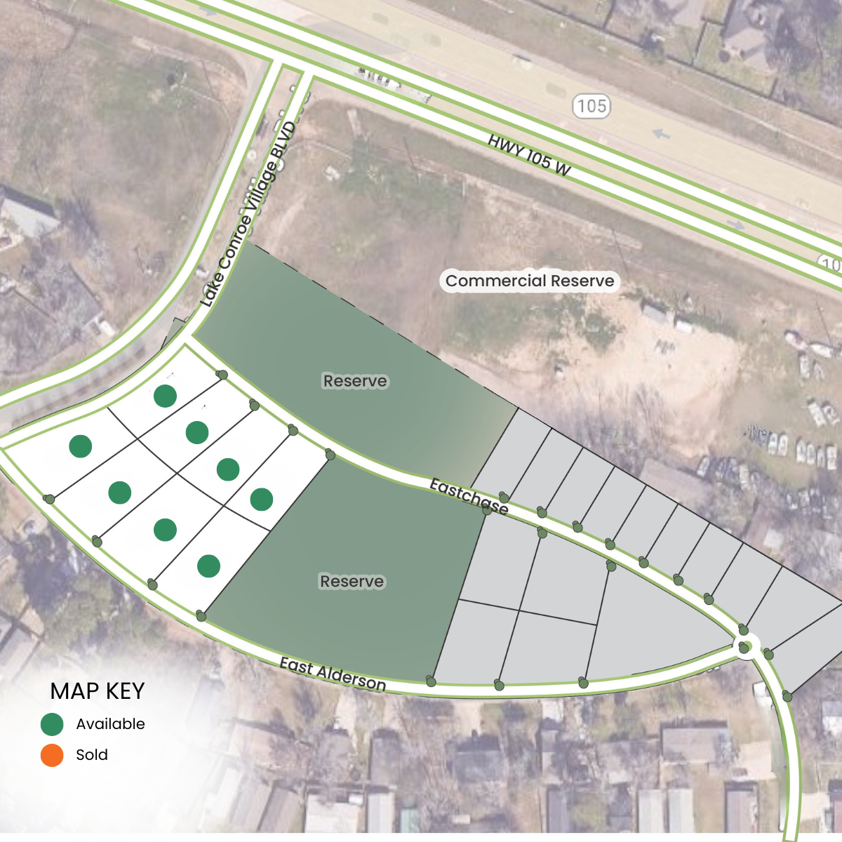 Community layout diagram for Alta Homes new construction homes