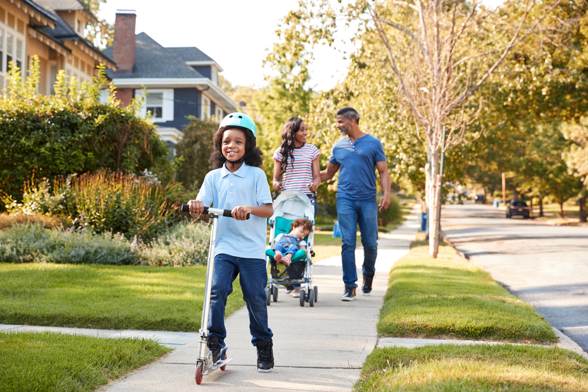 Happy children in alta homes subdivision