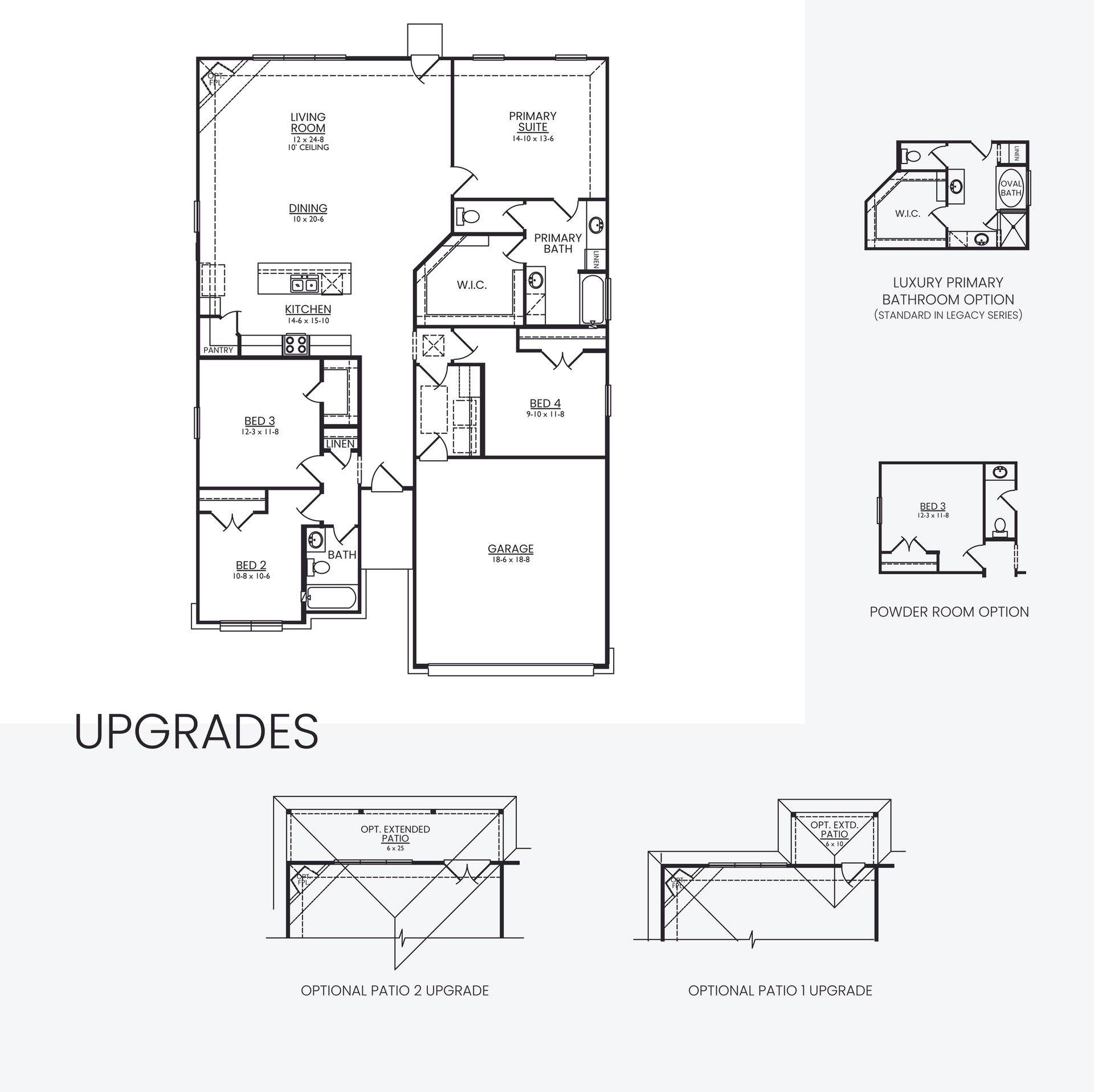 Cypress floor plan drawing