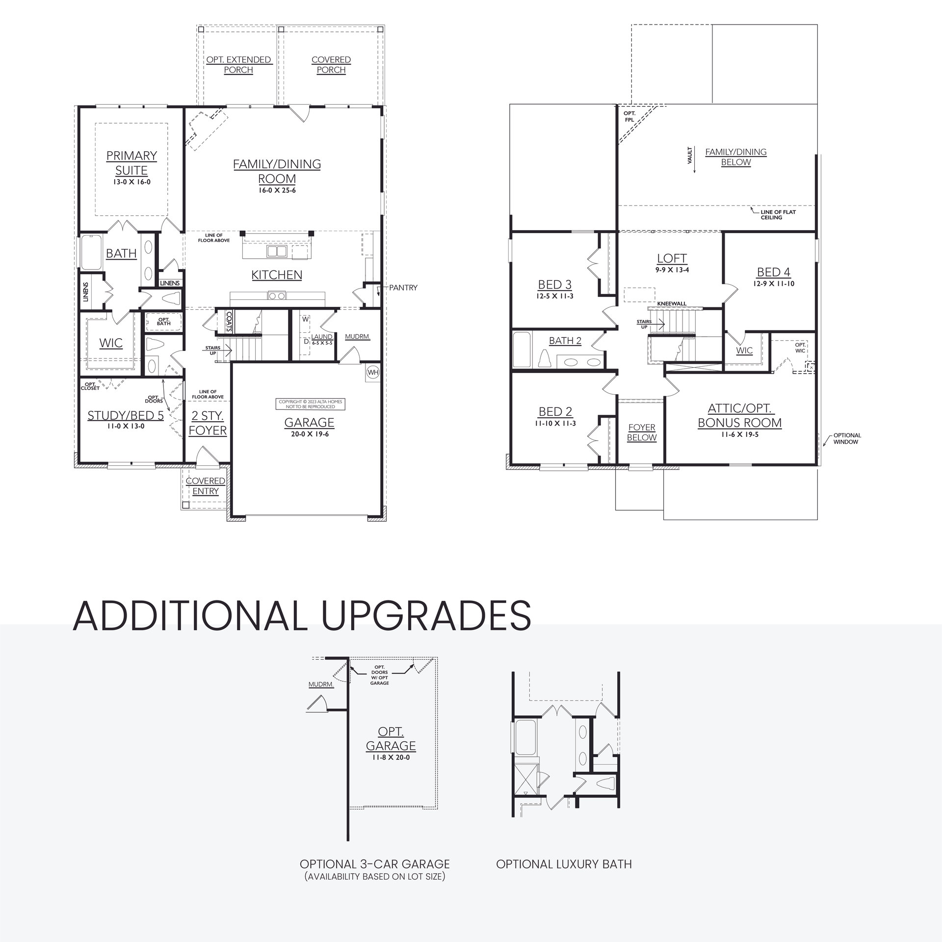Torrey Pines II floor plan drawing
