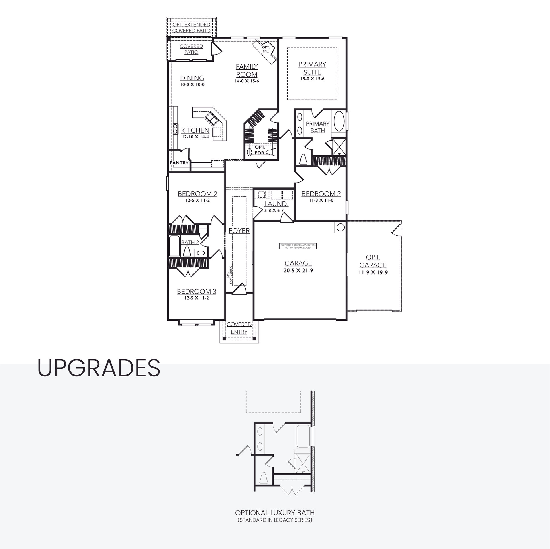 Pinehurst floor plan drawing