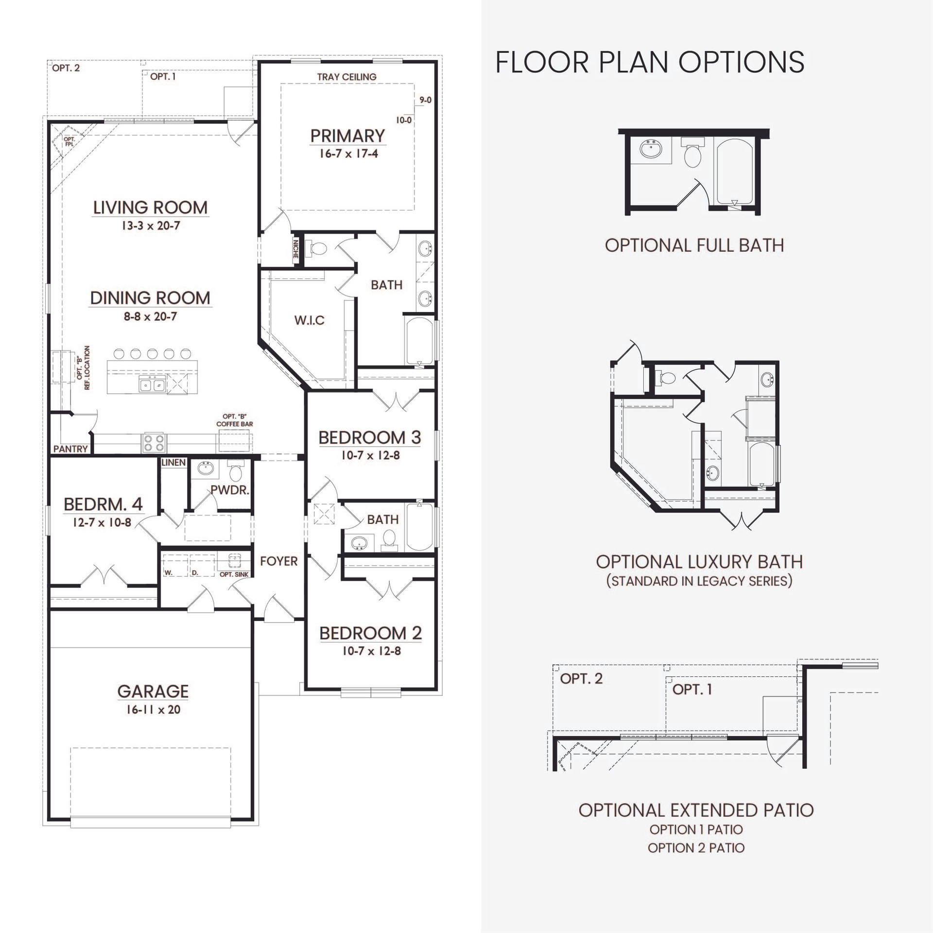 Chestnut floor plan drawing